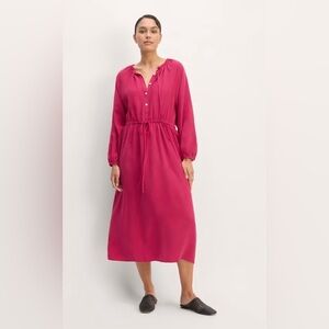 NWT Everlane The TENCEL™ Gathered Maxi Dress, Size  XL
